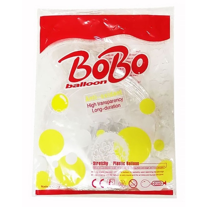10 Balão Bubble Bolha Transparente Silicone Decoração Festa em Oferta na Shopee
