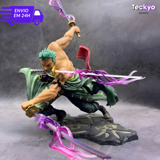Action Figure One Piece Zoro Roronoa Figura de Ação Colecionável de Anime em Oferta na Shopee