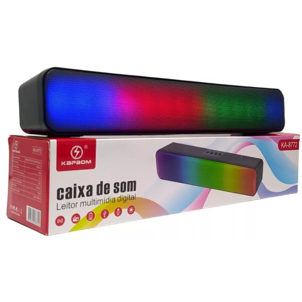 Soundbar Som Para Casa Sound Bar Gamer Potente Smart Tv Usb