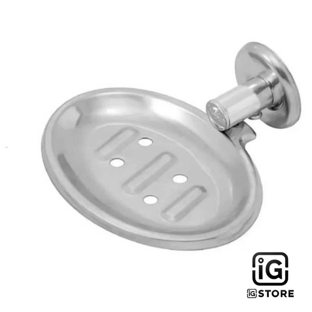 Saboneteira Porta Sabonete Parede Aço Inox Alumínio em Oferta na Shopee