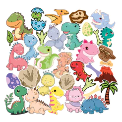 Adesivo Dinossauro Divertido Dino Derocação Kids