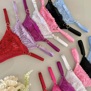 KIT 3 CALCINHAS LINGERIE PAIXÃO RENDADA em Oferta na Shopee