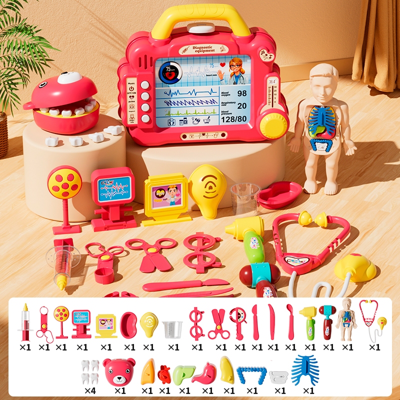 KIT MÉDICO Brinquedo Faz de Conta - Pura Imaginação e Diversão! 🩺🧬🥼