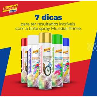 Tinta Spray Uso Geral 400ML - Cores  - Mundial Prime em Oferta na Shopee