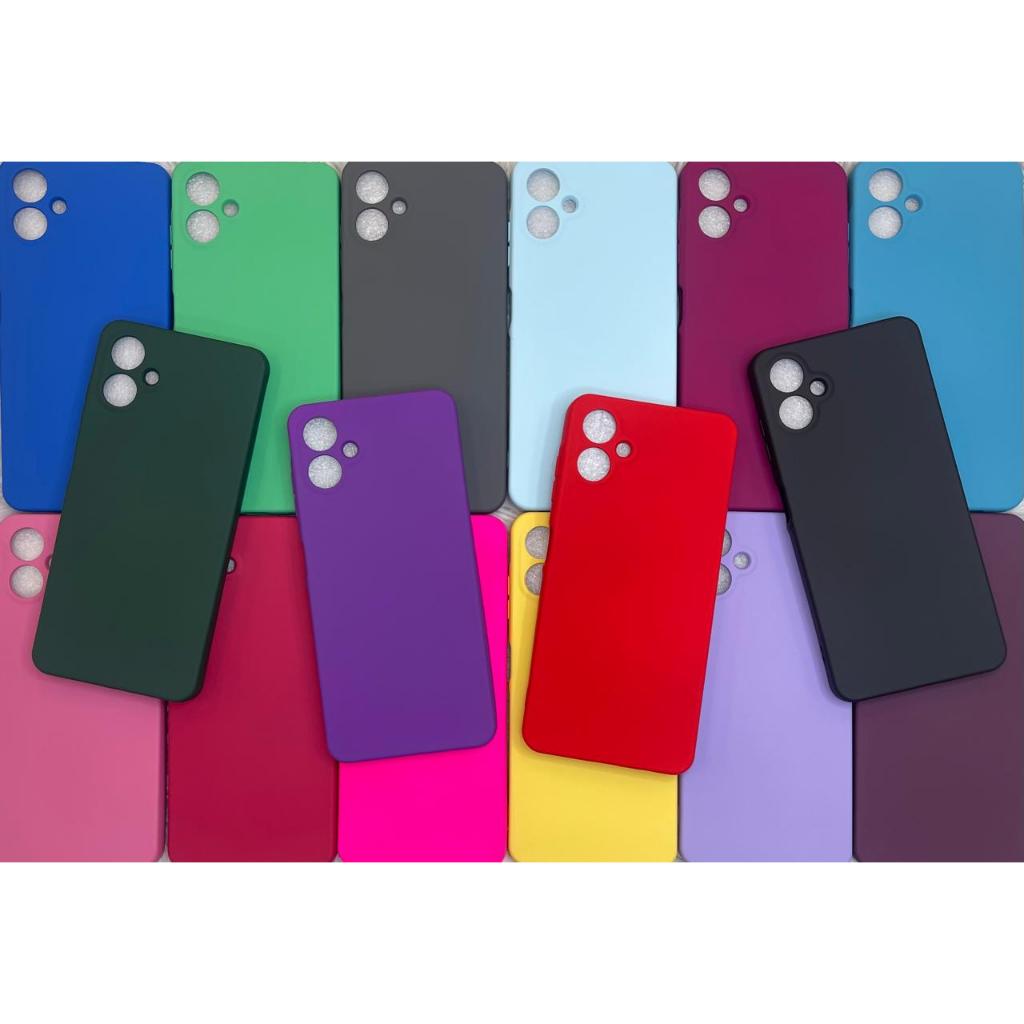 Kit Capinha Capa Case compatível Para - A06 4G - Samsung Silicone Aveludado em Oferta na Shopee