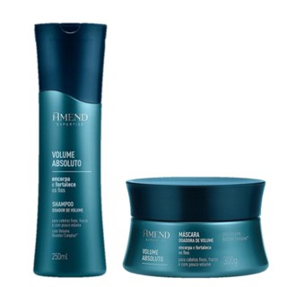 Amend KIT Volume Absoluto Shampoo 250ml + Máscara 300g em Oferta na Shopee
