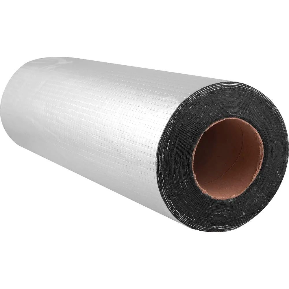 Manta Asfaltica Auto Adesiva Aluminizada 90cm x 1m de comprimento rolo com 1m² Fita Veda Tudo