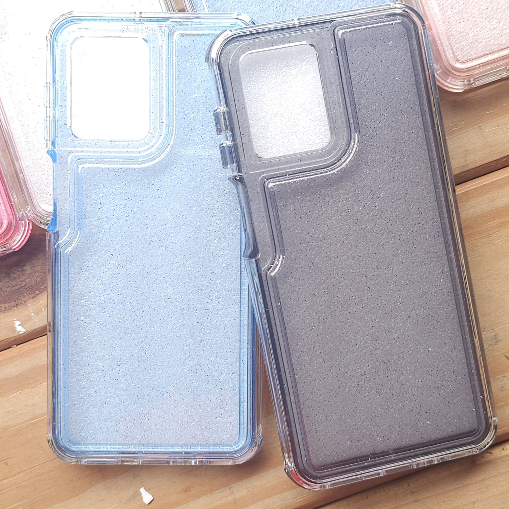 Capa Capinha Case anti impacto com glitter para Motorola Moto G24 Moto G24 Power Moto G04 Moto G04S