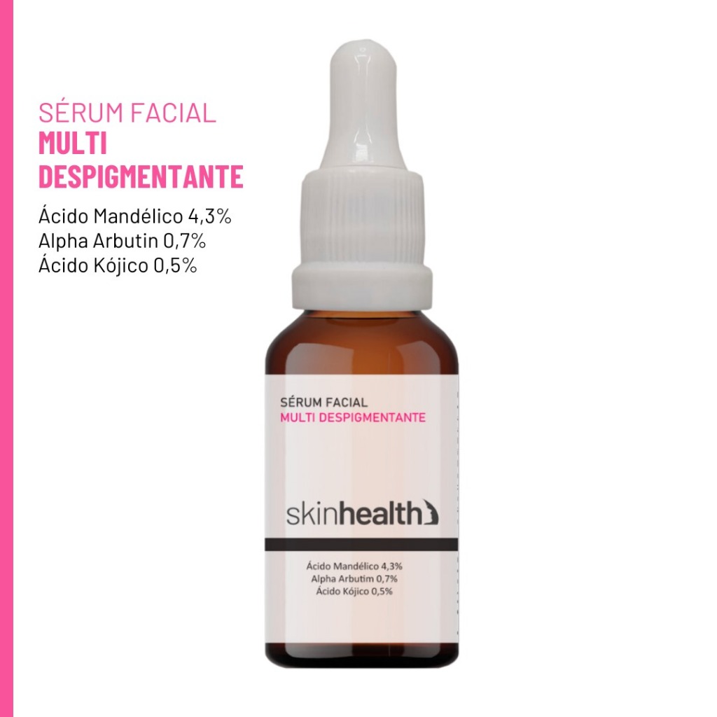 Sérum Facial Multi Despigmentante Com 4,3% Ácido Mandélico + Alpha Arbutin 0,7% + Ácido Kojico em Oferta na Shopee