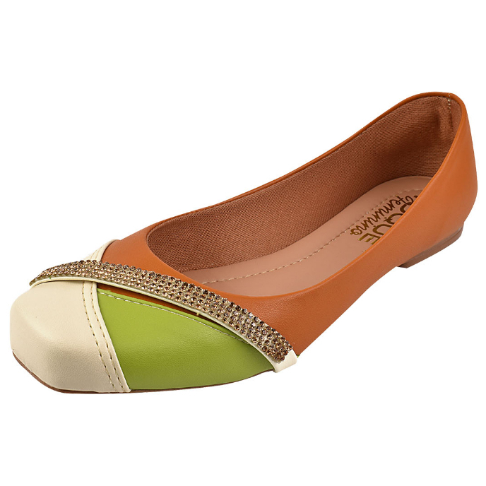 Sapatilha Sapato Casual Elegante Macia Conforto Toque Feminino