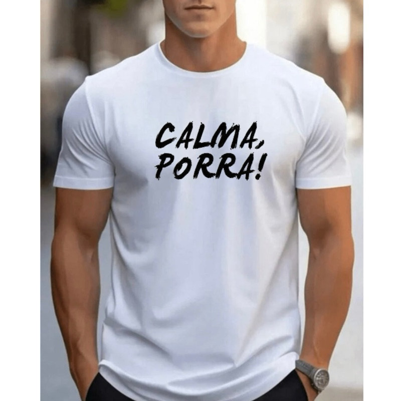 Camisa branca 100% algodão básica mega estilosa não encolhe malha 30.1 Lançamento ótima para dias quentes