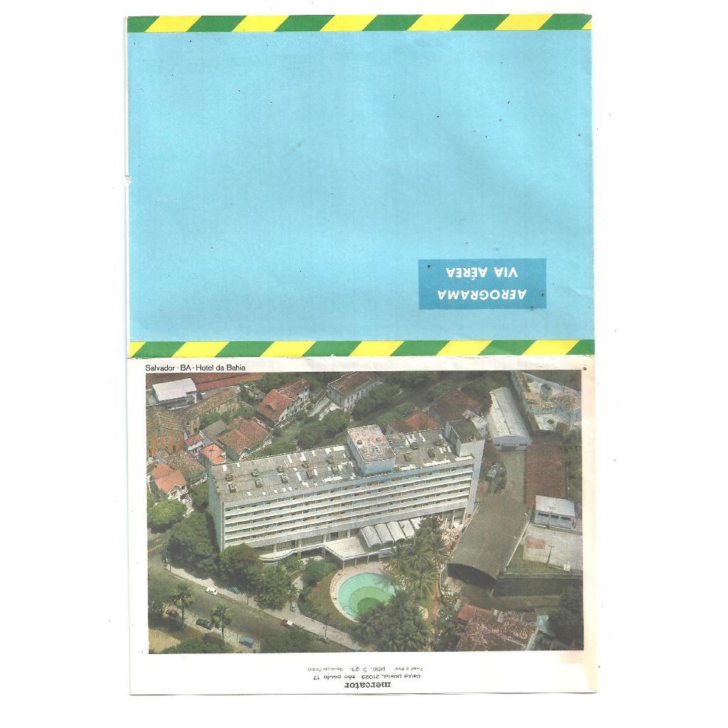 Aerograma antigo imagens de Salvador BA - A48