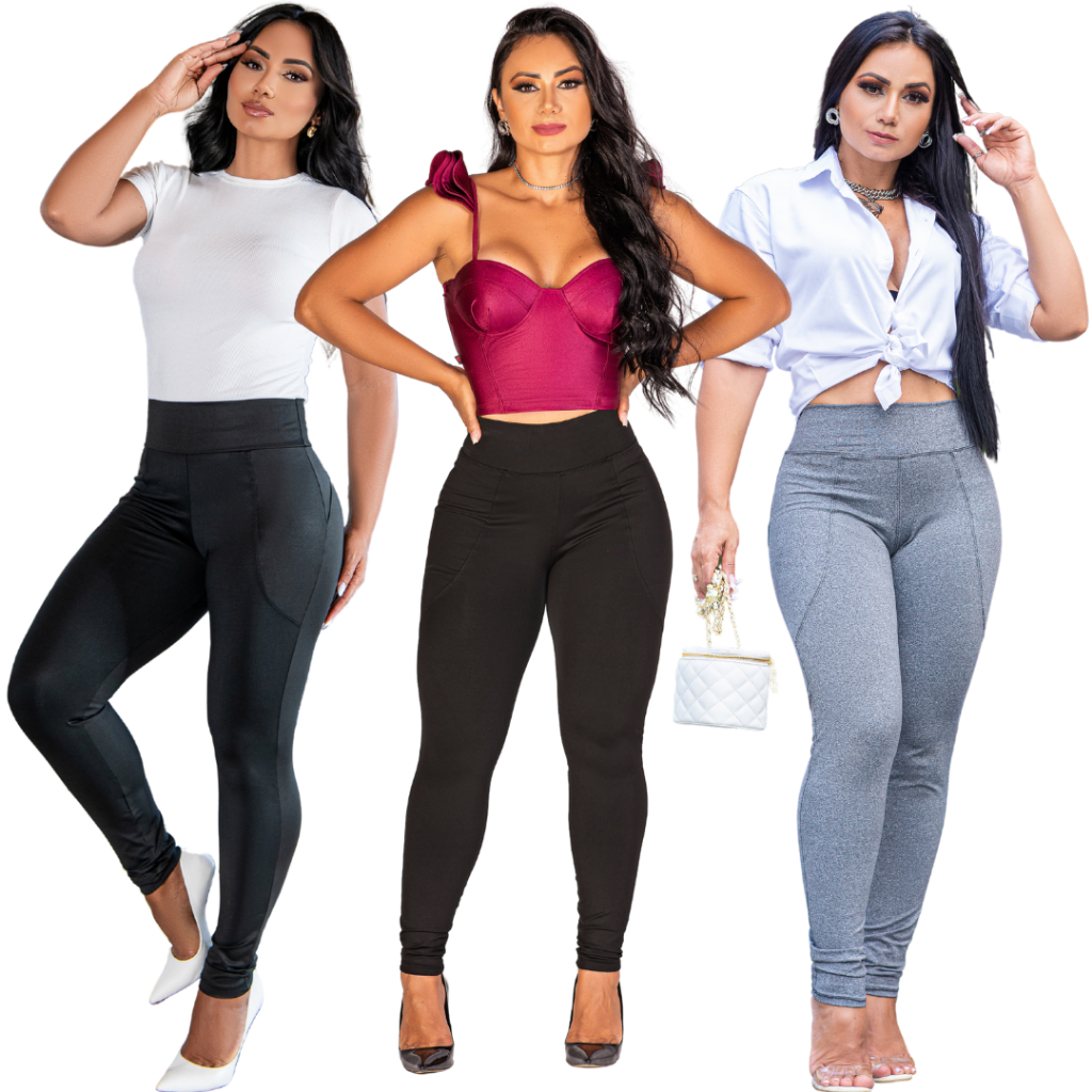 Calça Legging Suplex Montaria Feminina Efeito Levanta Bumbum Cintura Alta Fitness Academia