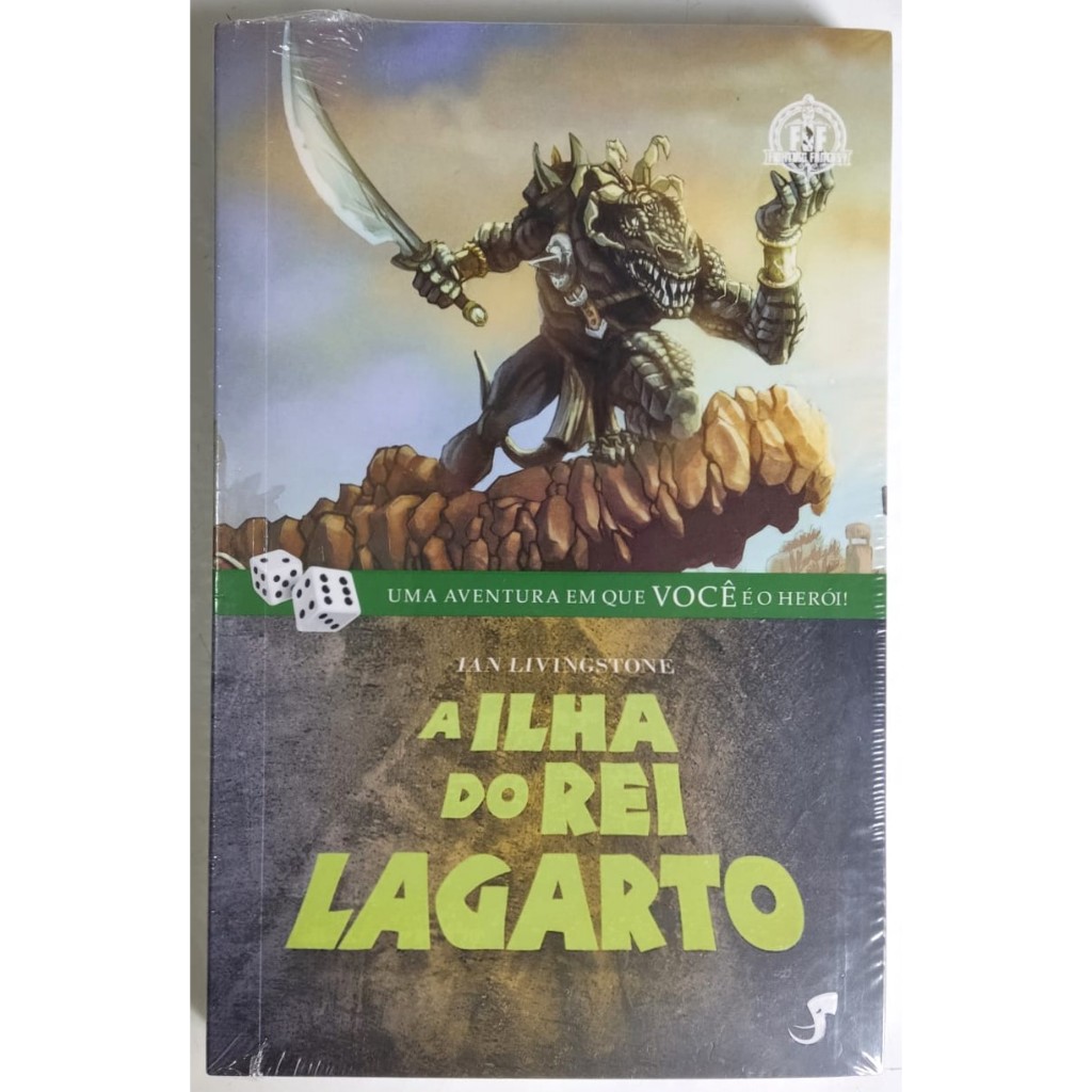 Fighting Fantasy #13 — A Ilha do Rei Lagarto - Livro Jogo - Ed. Jambô