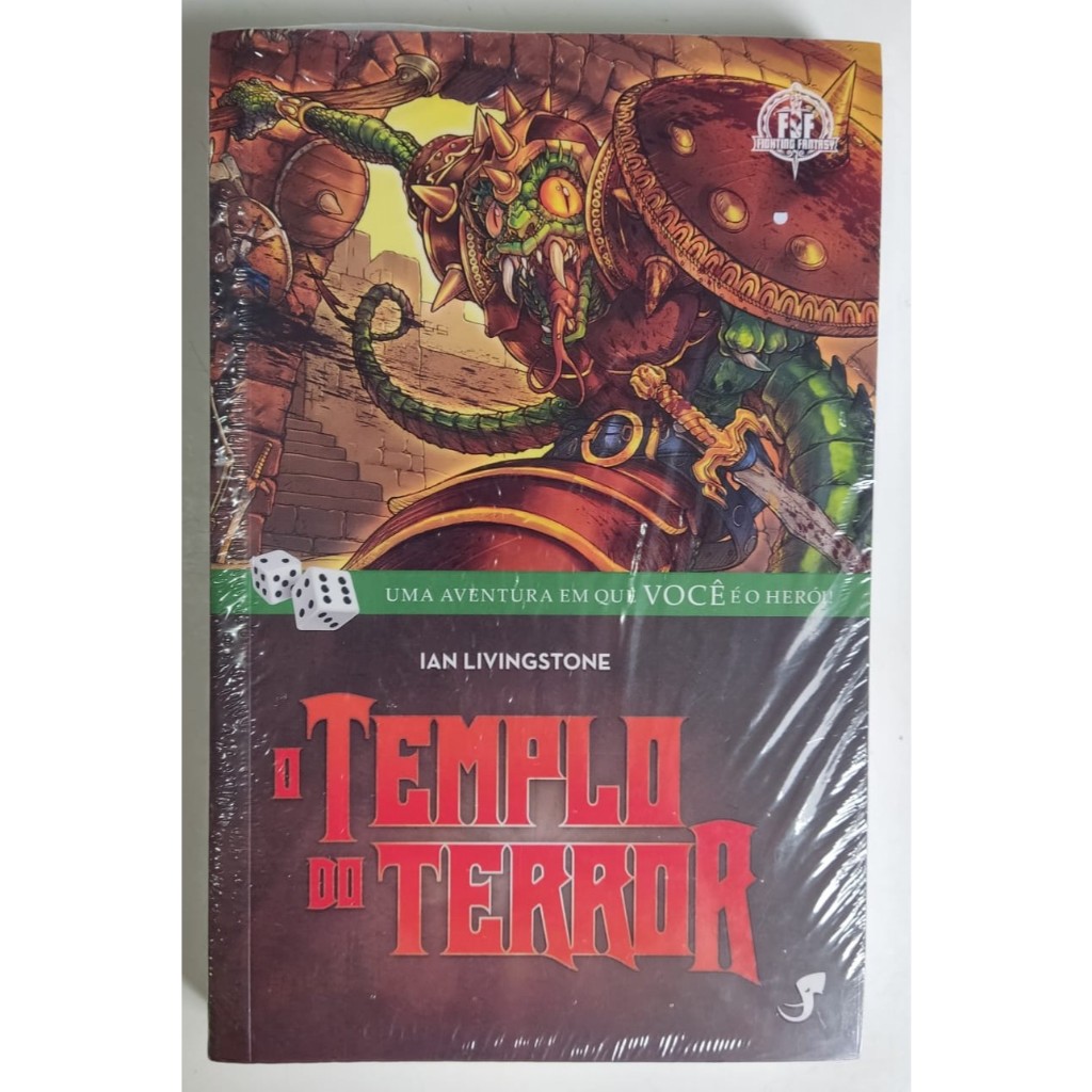 Fighting Fantasy #18 - O Templo do Terror - Livro Jogo - Ed. Jambô