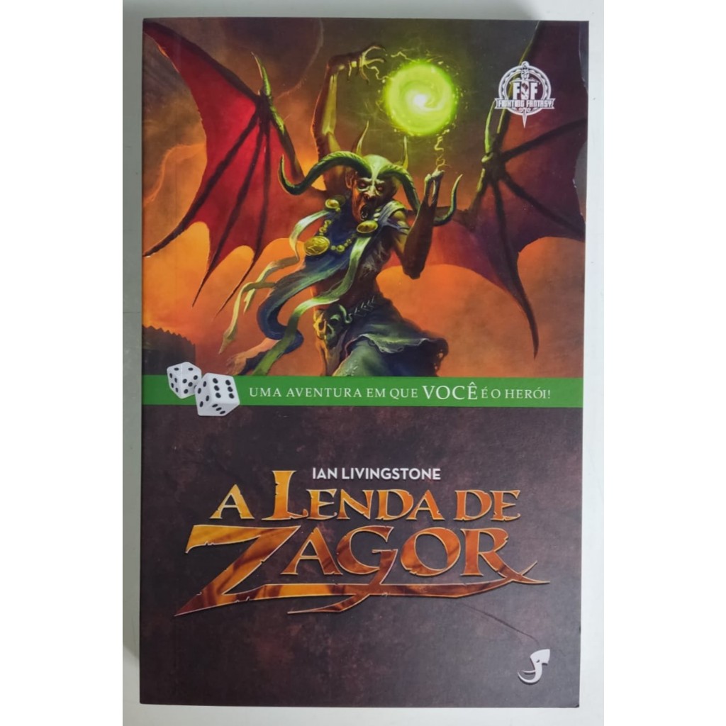 Fighting Fantasy #24 - A Lenda de Zagor - Livro Jogo - Ed. Jambô