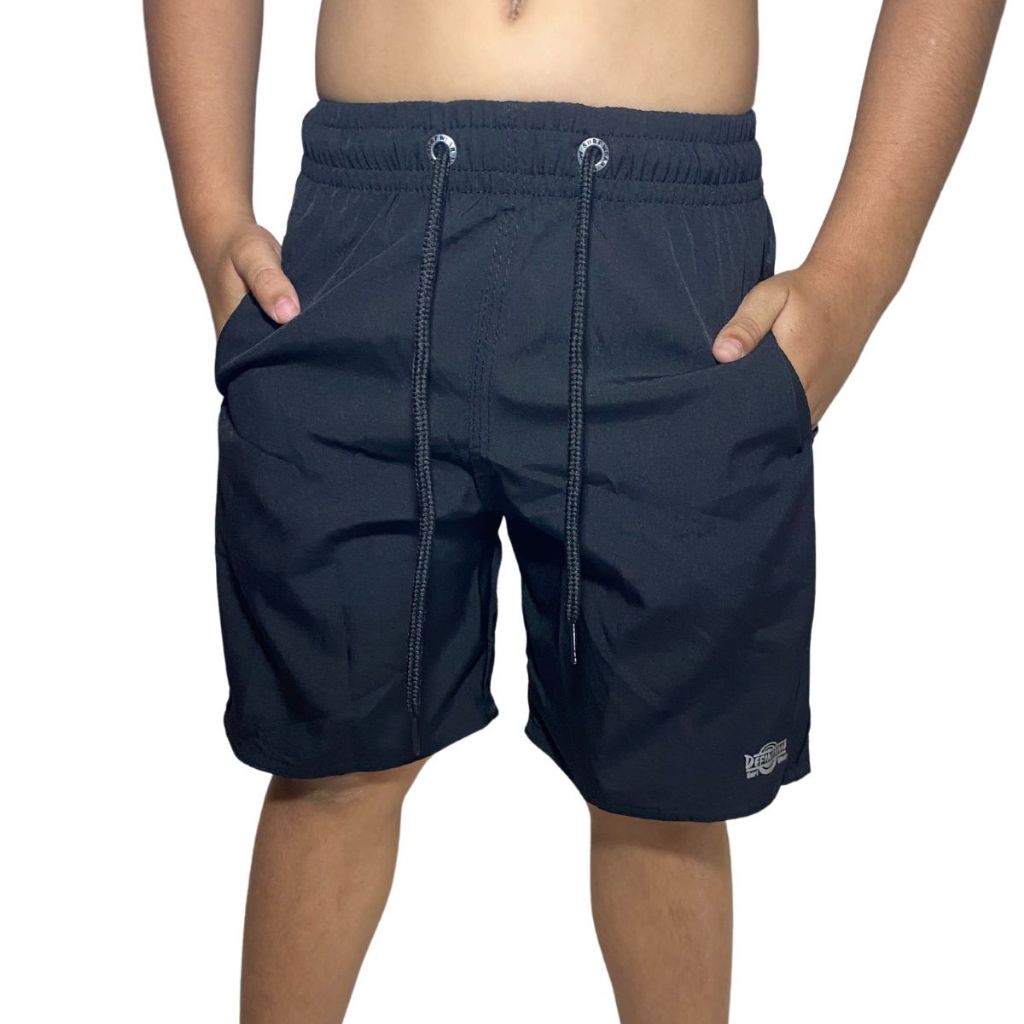 Bermuda Infantil Juvenil Tactel de Elastano Menino Praia Escolar