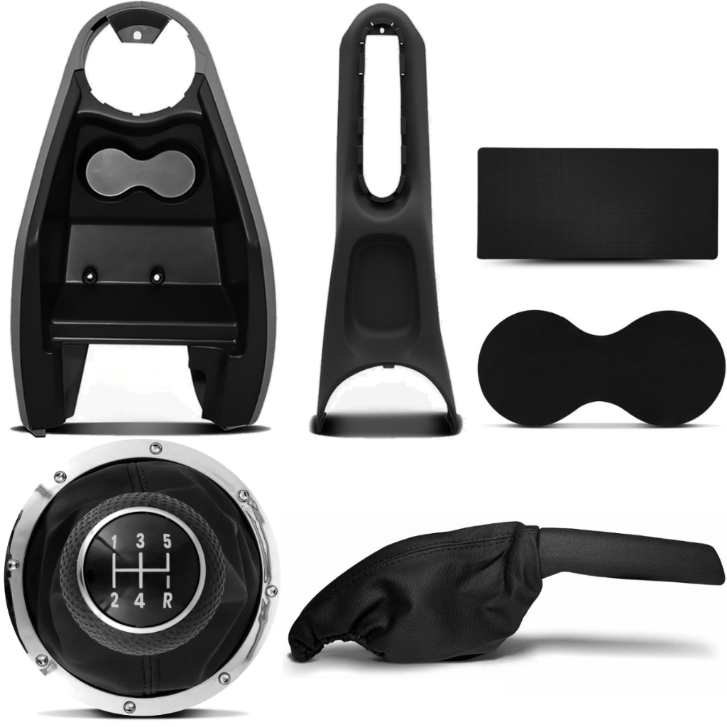 Console Central Prolongador Porta Copo Coifa Câmbio Freio Adaptável Gol Saveiro Parati Bola G2 G3 G4