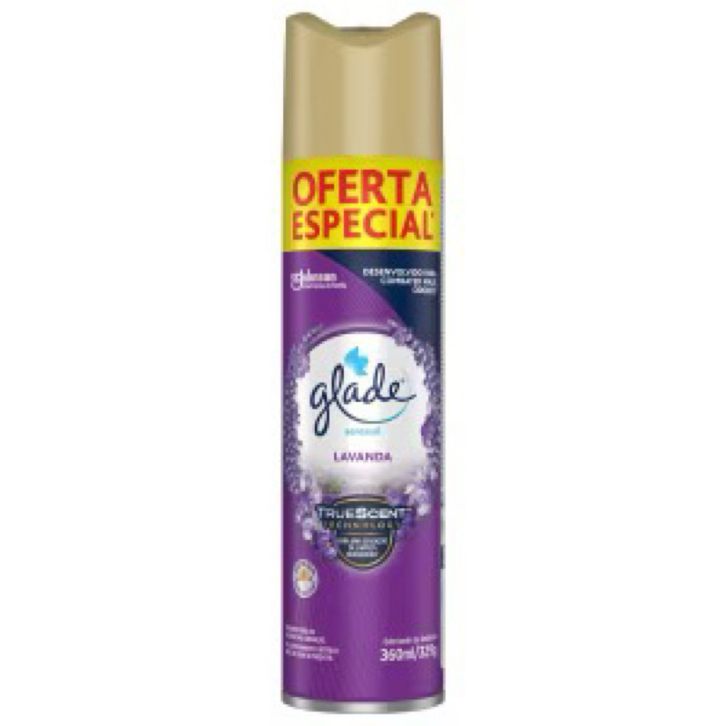 Desodorizador Glade Aerosol Lavanda 360ml Oferta Especial