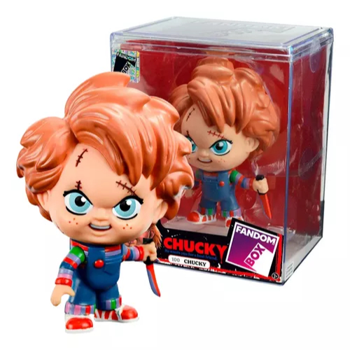 Fandom Box Boneco do Chucky Em Vinil 10cm Hallowen - Líder Brinquedos