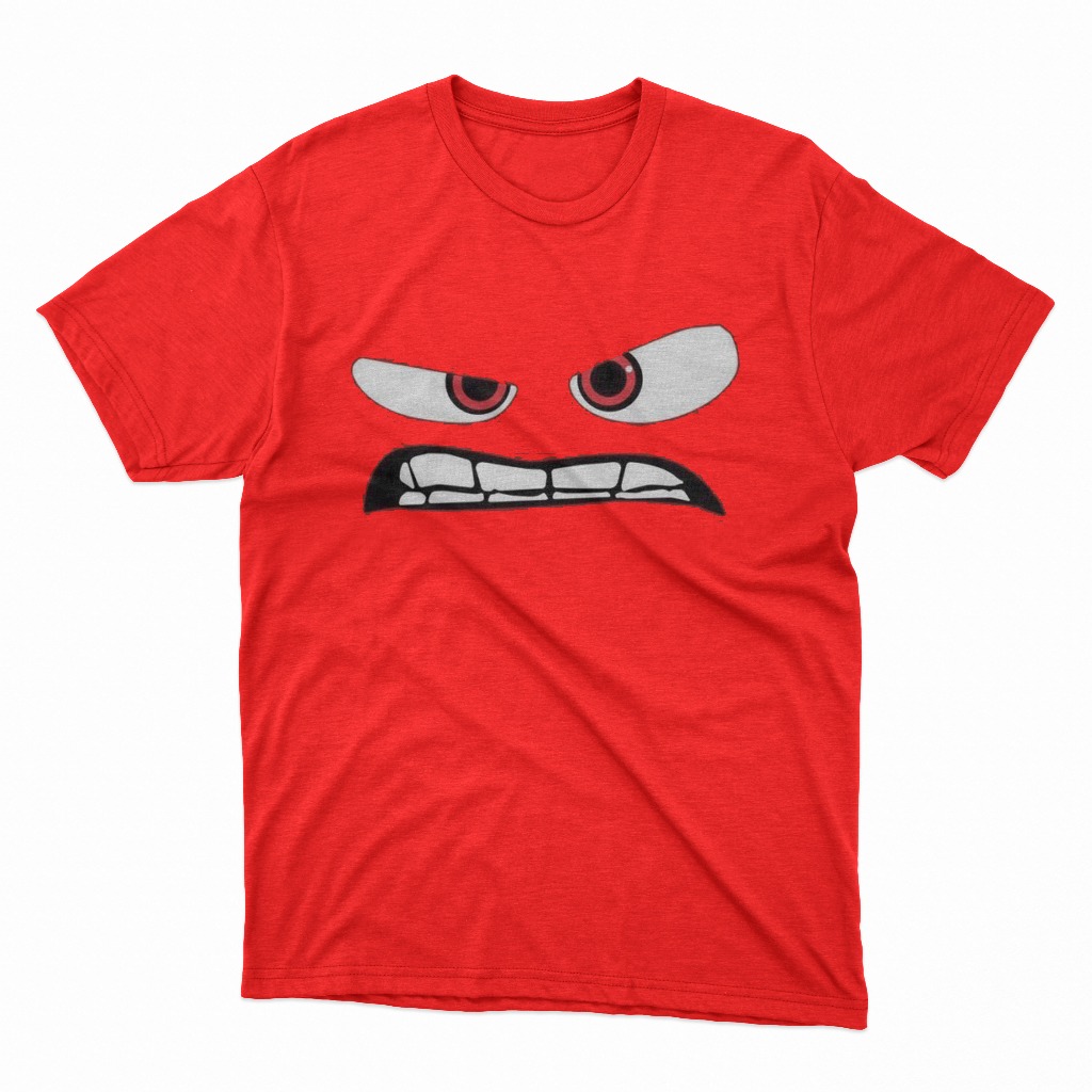 Camiseta Unissex Estampada Divertidamente 2 Disney Emoções Rosto 100% Algodão Adulto e Infantil