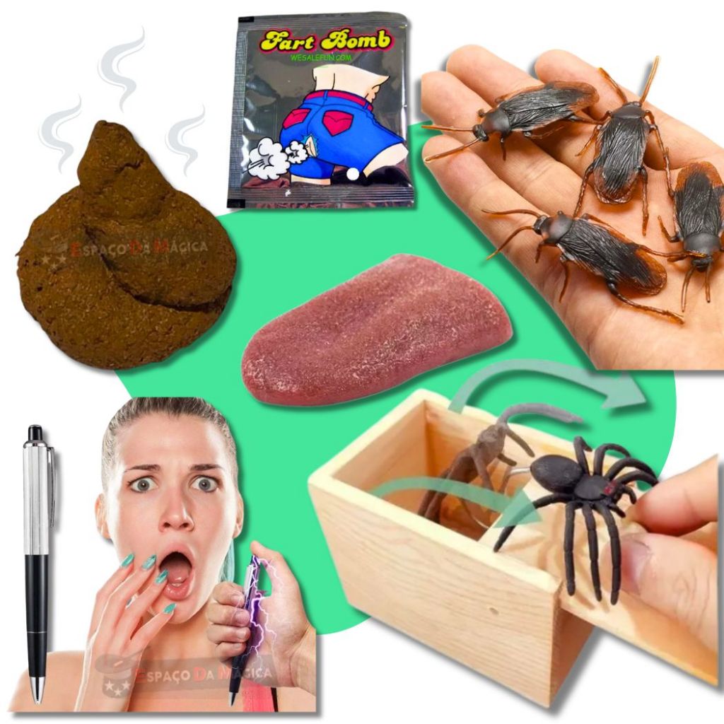 Pegadinha Caixa Do Susto Surpresa De Madeira Truque Pegadinha Da Aranha Trolagem Engraçado