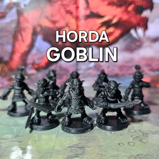 Miniatura RPG Horda Goblin D&D DnD Dungeons and Dragons Boardgames Jogo Tabuleiro Dados 8 Unidades em Oferta na Shopee