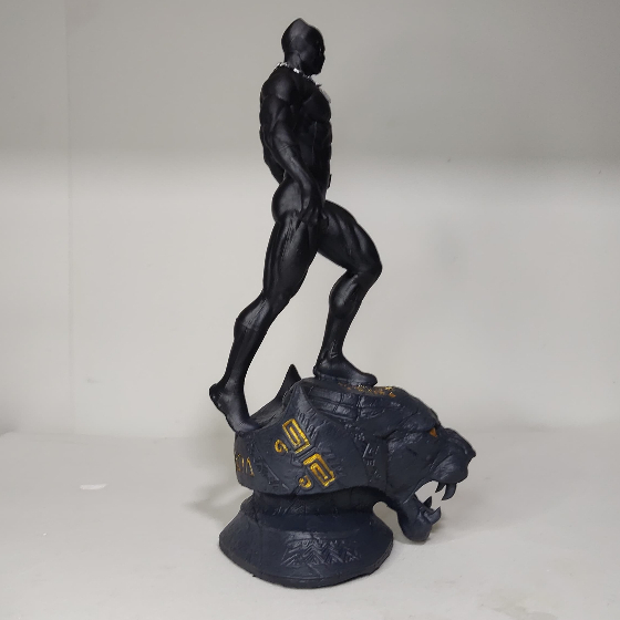 Action Figure Pantera Negra Miniatura Wakanda Boneco de Decoração Marvel Super-Herói T'Challa Disney — imagem 2 de 2