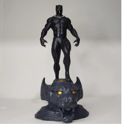 Action Figure Pantera Negra Miniatura Wakanda Boneco de Decoração Marvel Super-Herói T'Challa Disney