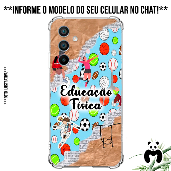 Capa Case Personalizada Celular Profissão Educação Física Saúde Corpo Professor Curso Faculdade
