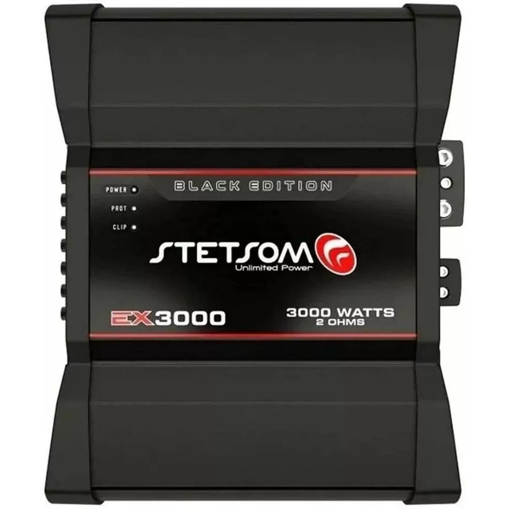 Módulo Amplificador Stetsom Ex3000 Black 3000wrms 2 Ohms