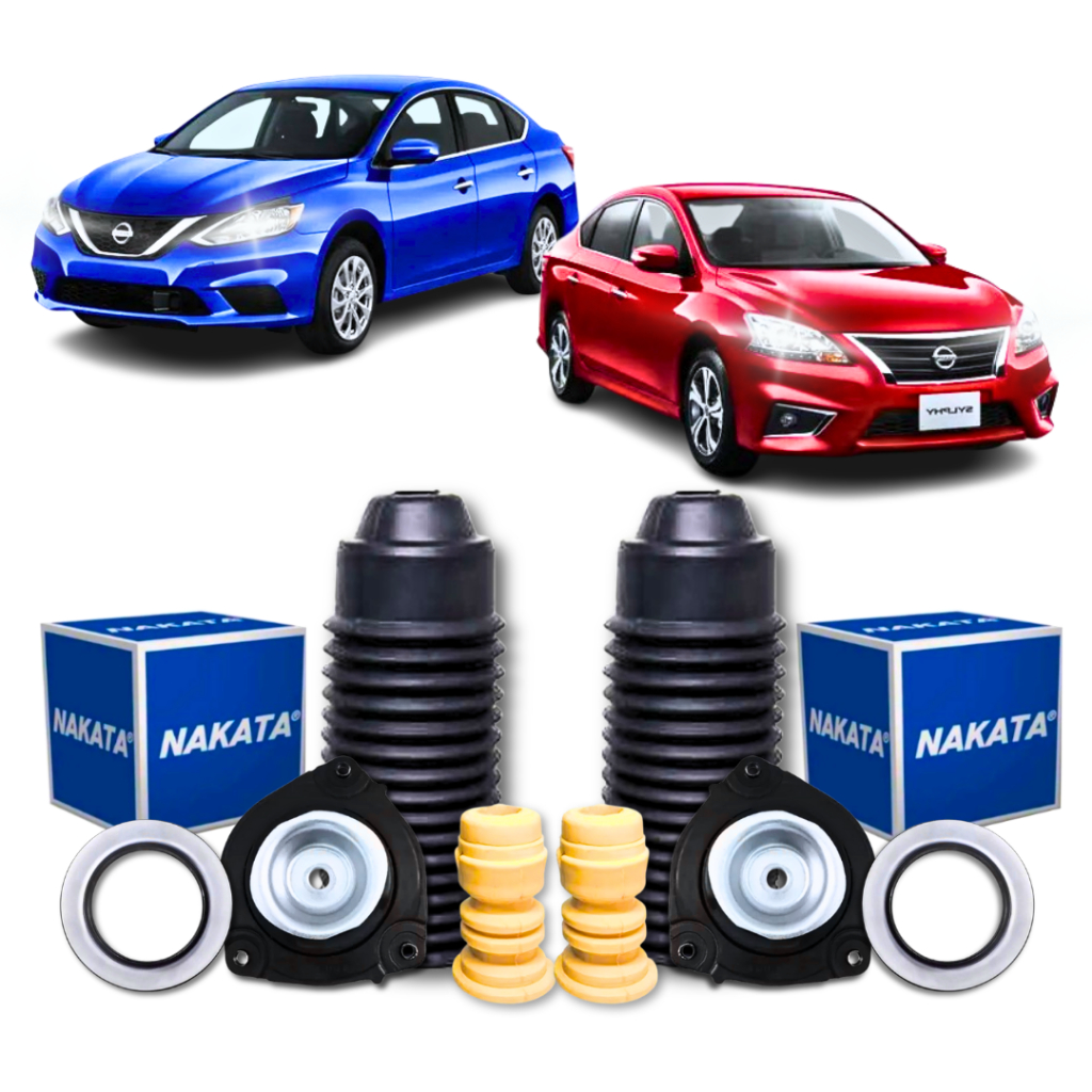 Kit Coxim Batente Coifa Amortecedor Dianteiro Nakata Sentra 2014 2015 2016 2017 2018 2019 2020