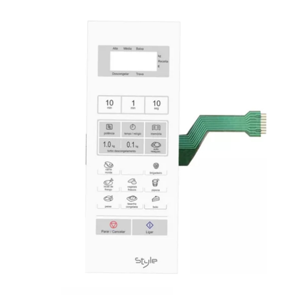 Membrana Teclado De Microondas Panasonic Nnst341 - Nnst 341 - Nn st341