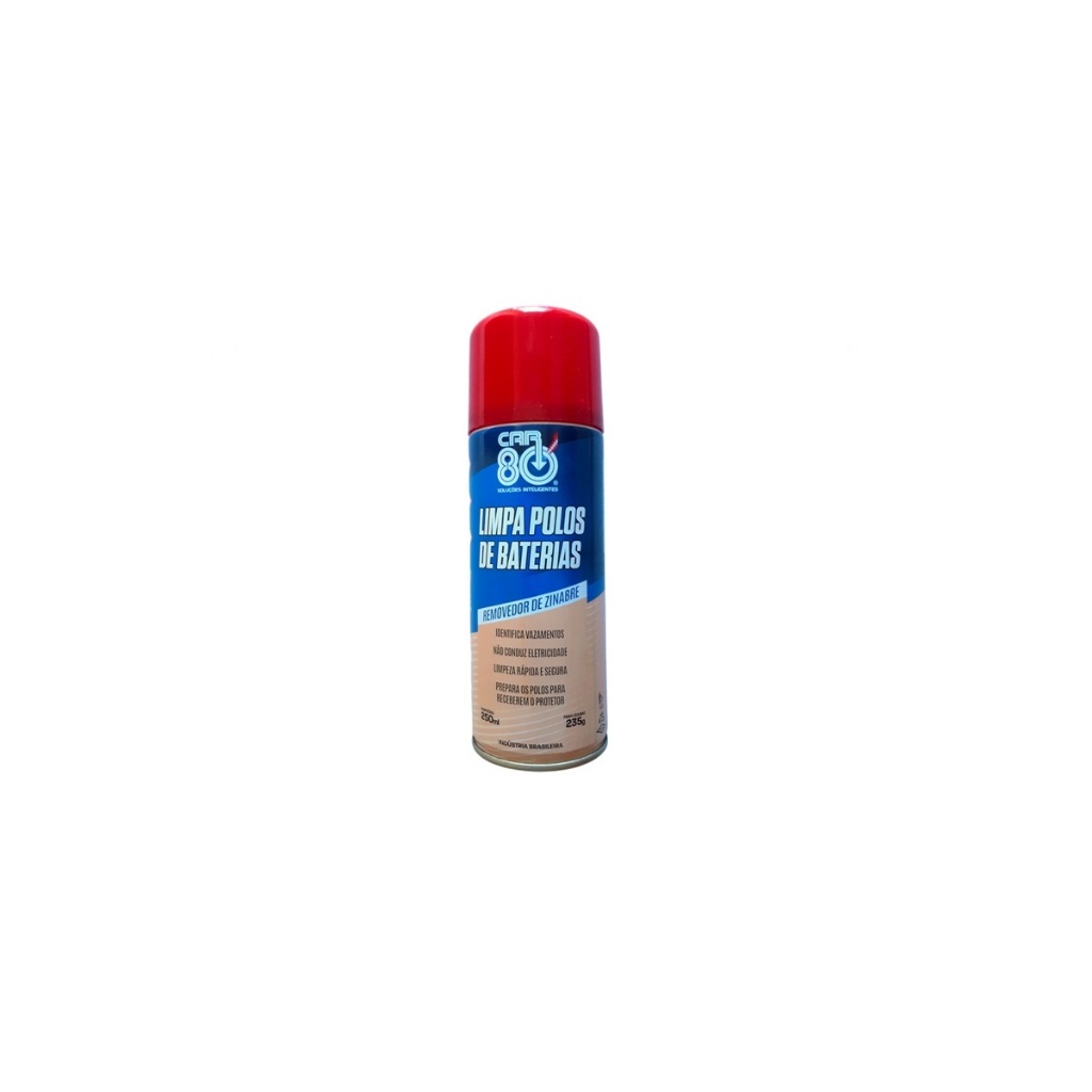 Limpa Polos de Baterias Removedor de Zinabre Spray Car80 250ml em Oferta na Shopee
