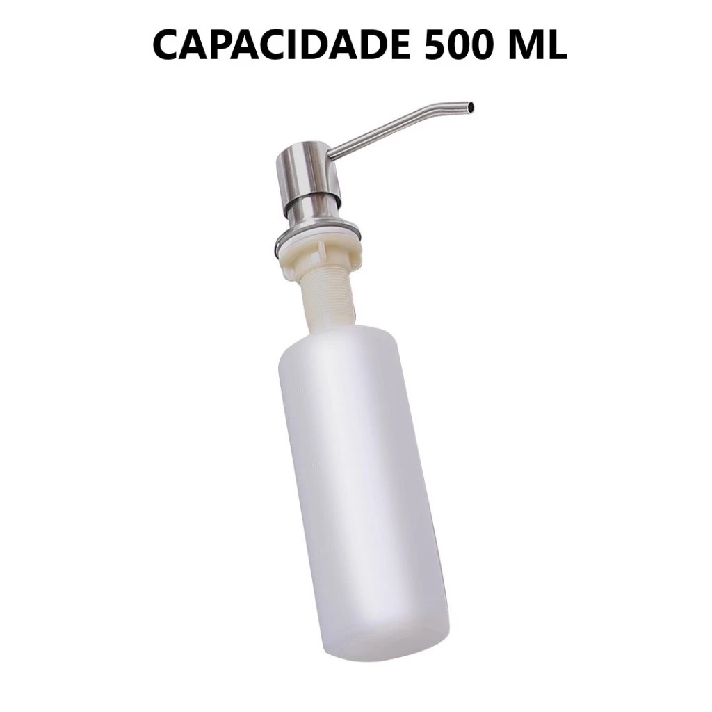 Detalhes do Cuba Gourget Dupla Aço Inox 78x43x20+ Torneira Gourget