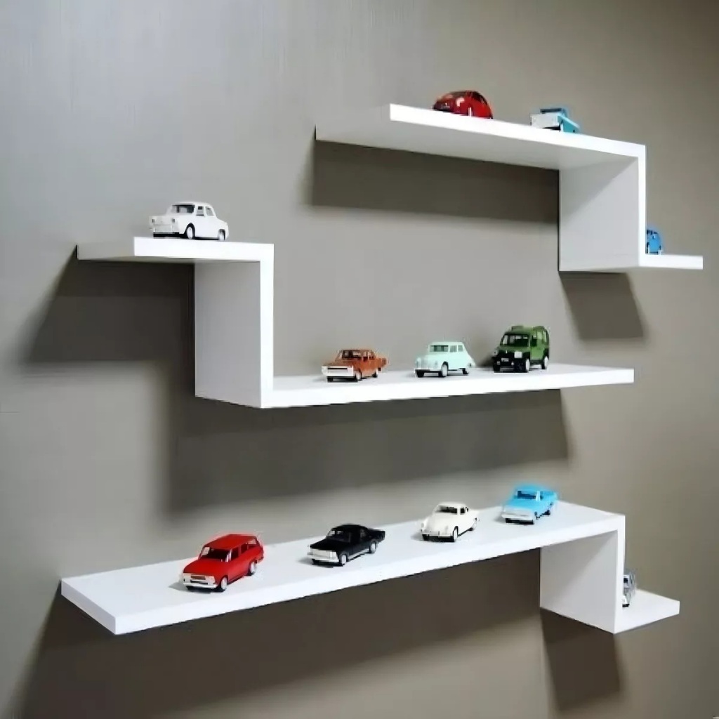 Kit Trio de Prateleiras Z Decorativa 3 Unidades para Quarto, Sala Infantil em Oferta na Shopee