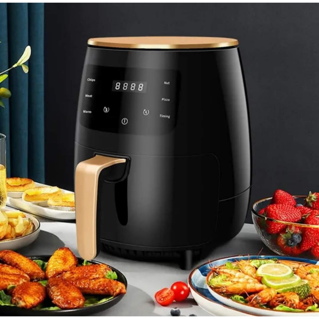 Air Fryer Fritadeira Elétrica 4.5l Painel Touch Digital 127w