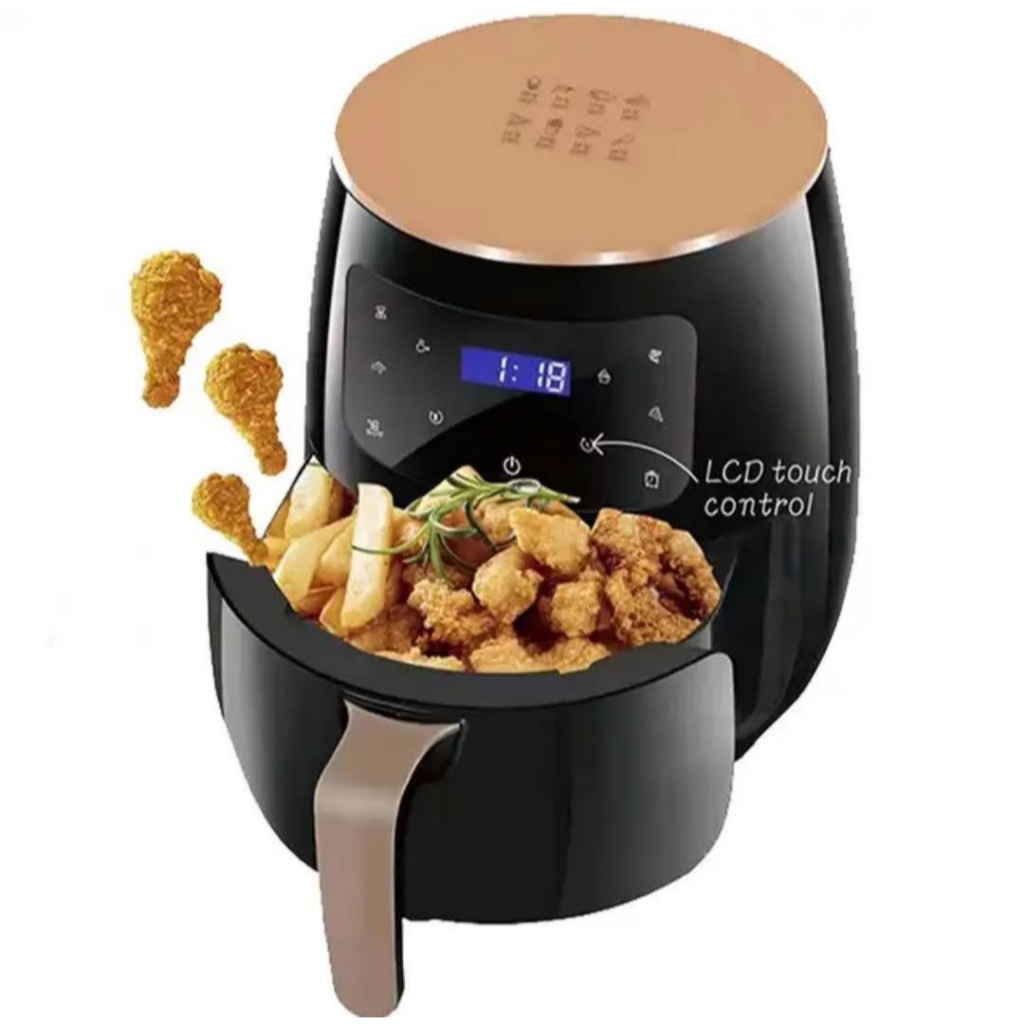 Air Fryer Fritadeira Elétrica 4.5l Painel Touch Digital 220w