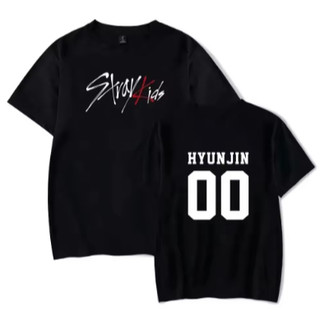 Camiseta Stray kids Hyunjin 00 Adulto/Infantil Lançamento Camiseta Em Algodao em Oferta na Shopee