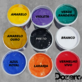 Tinta Serigrafia Hidrocolor Mix Alta Cobertura Colordex 250ml Silk Screen Estampa Pintura Varias Cor em Oferta na Shopee