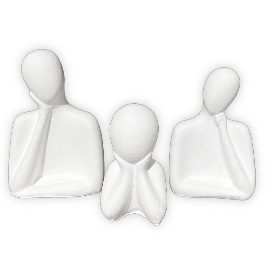 Família Moderna em Gesso Cru em Oferta na Shopee