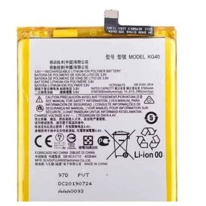 Bat KG40 compativel pra G8 / G8 play / Moto E7 / one macro / KG40