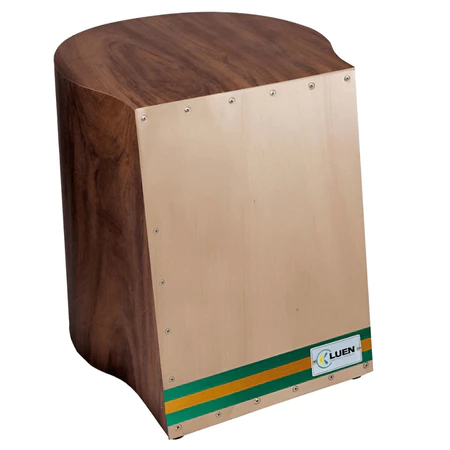 Cajon Jumbo Imbuia Eletroacustico Luen Com 2 Mics
