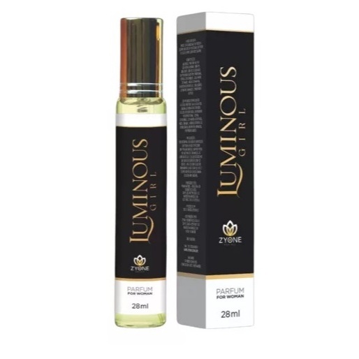 Perfume Feminino Luminous Girl 28ml Zyone Alta Fixação Essência Importada Parfum Antigo Nice Girl