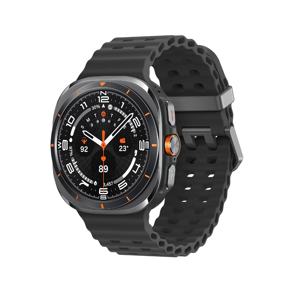 Pulseira de Silicone Para Samsung Galaxy Watch Ultra Ocean doble botonadura