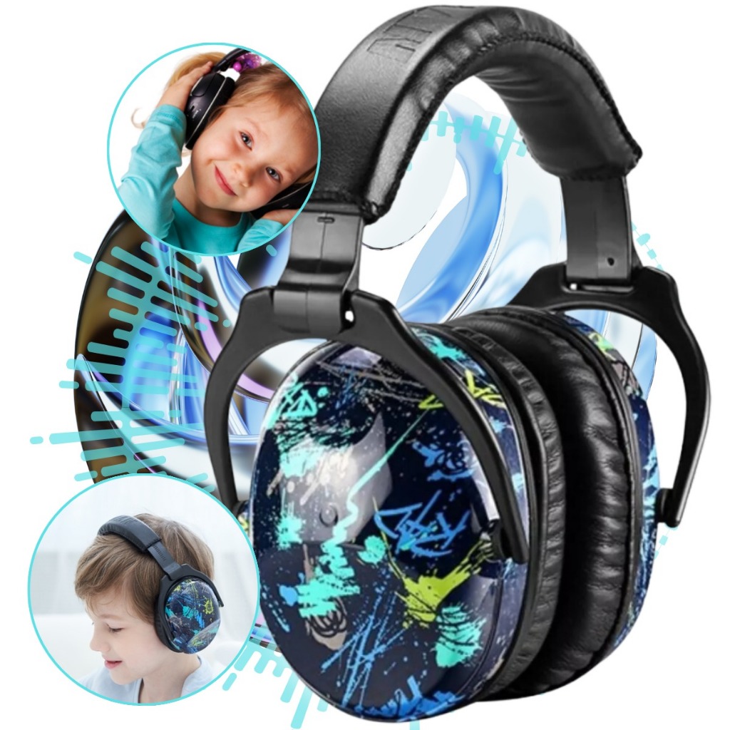 Abafador Autismo Infantil Fone Protetor de Som Ouvido Auricular Ruido Super Confortavel