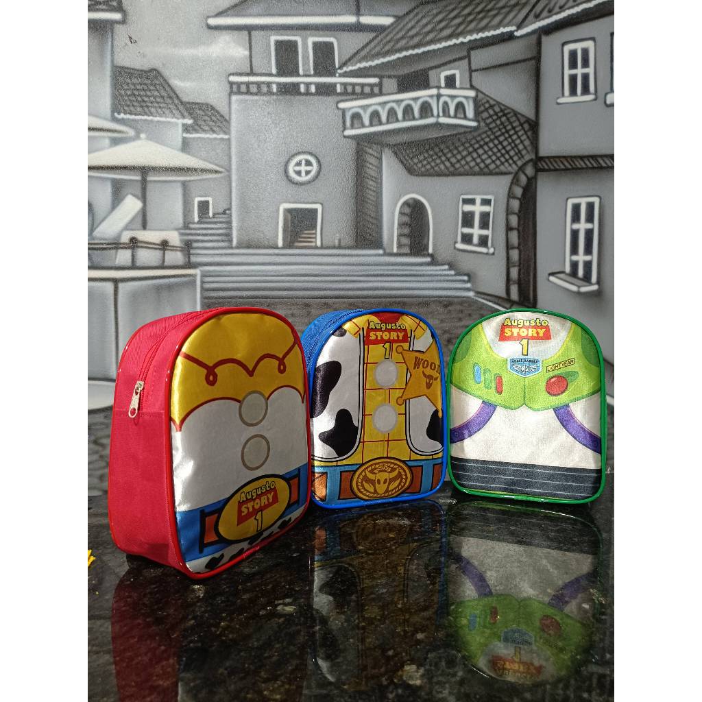 30 MOCHILINHAS PERSONALIZADAS TOY STORY BOLSINHAS PERSONALIZADAS LEMBRANCINHAS FESTA ANIVERSARIO