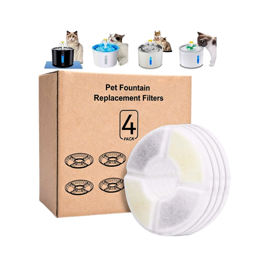 Pack 4 Filtro Refil Bebedouro Fonte De Água para Pet Cães Gatos