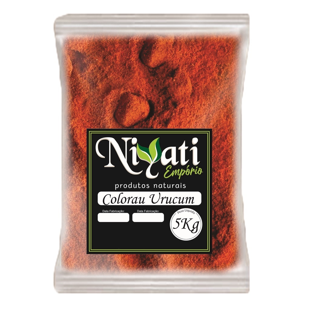 Colorau em pó Urucum Especial 5Kg em Oferta na Shopee