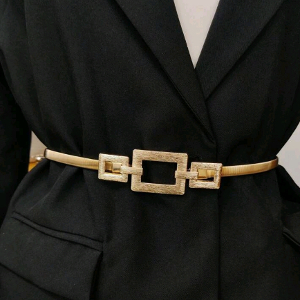 Cintos Finos Para Vestidos Elástico Trecho Feminino Cintura Cintos De Metal弹簧